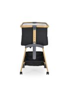 AMO babaöböl, 7 poziciós,szúnyoghálóval, tároló kosárral FEKETE