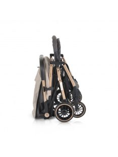   BERLIN utazó babakocsi, kompakt, 1 gombbal csukható, 22kg BÉZS