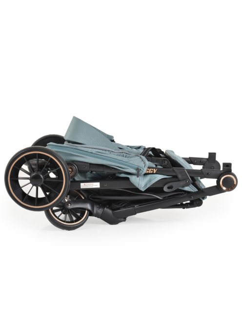 BUGGY babakocsi lapracsukható, nagy kerekek, könnyű ZÖLD