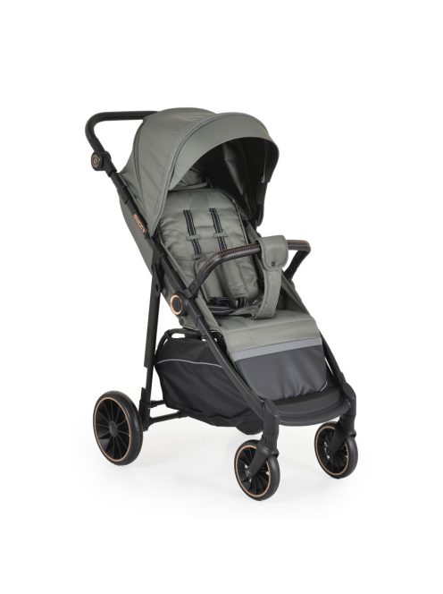 BUGGY babakocsi lapracsukható, nagy kerekek, könnyű SZÜRKE