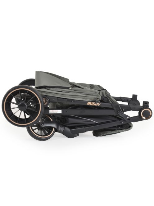 BUGGY babakocsi lapracsukható, nagy kerekek, könnyű SZÜRKE