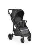BUGGY babakocsi lapracsukható, nagy kerekek, könnyű FEKETE