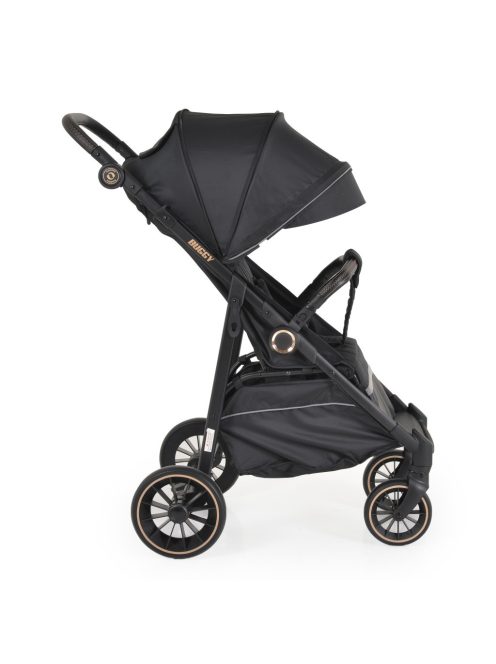 BUGGY babakocsi lapracsukható, nagy kerekek, könnyű FEKETE