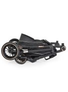 BUGGY babakocsi lapracsukható, nagy kerekek, könnyű FEKETE