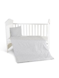   Nook 3 részes bébi ágynemű huzat garnitúra SZÜRKE CSILLAG