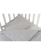 Nook 3 részes bébi ágynemű huzat garnitúra SZÜRKE CSILLAG