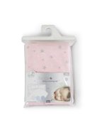 Nook 3 részes bébi ágynemű huzat garnitúra PINK CSILLAG