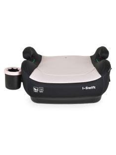   I-SWIFT ülésmagasító pohártartóval 125-150cm I-SIZE és ISOFIX PINK
