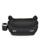 I-SWIFT ülésmagasító pohártartóval 125-150cm I-SIZE és ISOFIX FEKETE