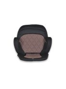 JAX autós ülésmagasító háttámlával 125-150cm rögzítő hevederrel, ISOFIX PINK