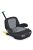 JAX autós ülésmagasító háttámlával 125-150cm rögzítő hevederrel, ISOFIX SZÜRKE