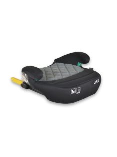   JAX autós ülésmagasító háttámlával 125-150cm rögzítő hevederrel, ISOFIX SZÜRKE