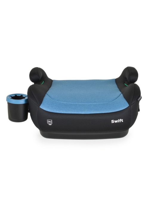 SWIFT ülésmagasító I-SIZE pohártartóval, hevederrel 125-150cm KÉK