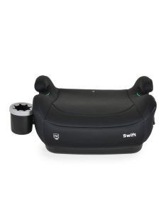   SWIFT ülésmagasító I-SIZE pohártartóval, hevederrel 125-150cm FEKETE