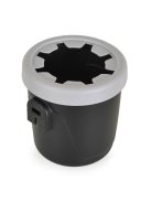 SWIFT ülésmagasító I-SIZE pohártartóval, hevederrel 125-150cm FEKETE