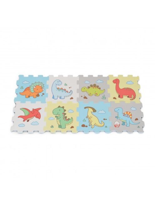 HABTAPI 8 db-os puzzle Játszószőnyeg DINOSZAURUSZOS