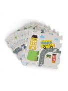 HABTAPI 8 db-os puzzle Játszószőnyeg AUTÓS