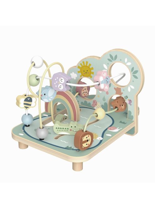 Tooky Toy Fűzőjáték erdei göngyökből