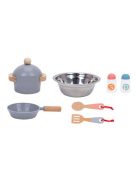 TOOKY Játék konyhaszett fából