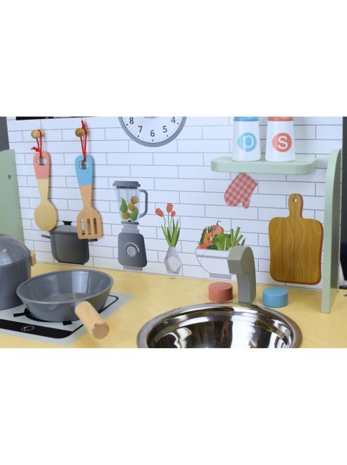 TOOKY Játék konyhaszett fából