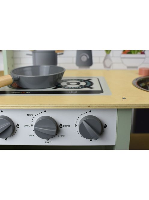 TOOKY Játék konyhaszett fából