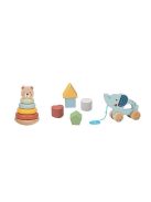 Tooky toy 3in1 készségfejlesztő doboz formabedobóval