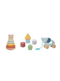 Tooky toy 3in1 készségfejlesztő doboz formabedobóval