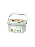 Tooky toy 3in1 készségfejlesztő doboz formabedobóval