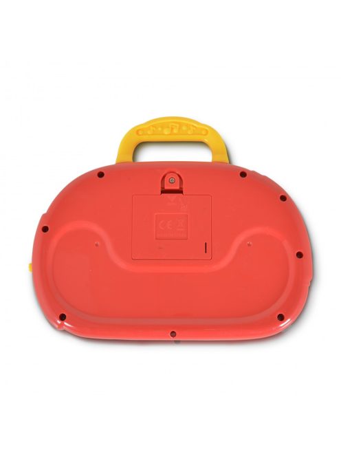 műanyag zongora állatokkal PIROS