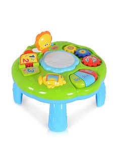 Műanyag zenélő activity kisasztal rajzolóval KÉK/ZÖLD
