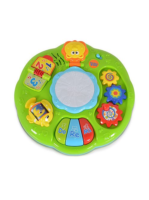 Műanyag zenélő activity kisasztal rajzolóval KÉK/ZÖLD