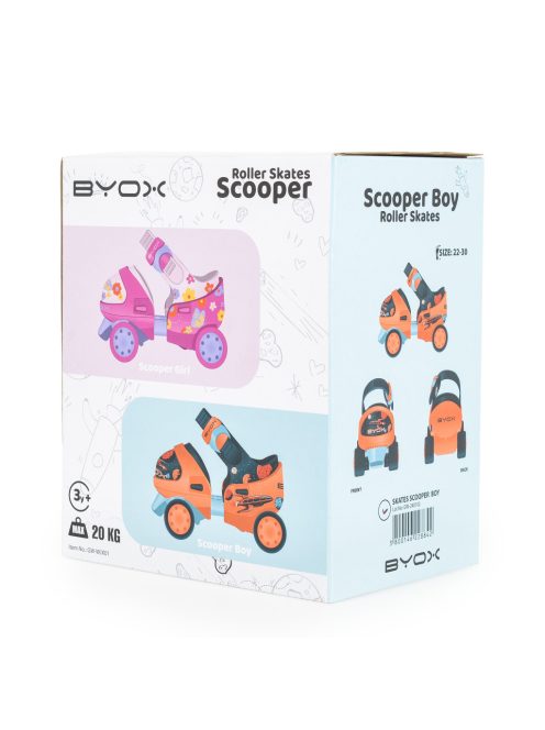 SCOOPER 4 kerekű görkori állítható méret:22-30 PINK