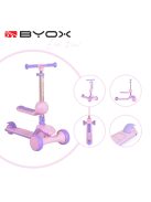 EVO scooter, roller ráülős, átalakítható 2in1 PINK
