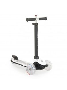   iSPORTER roller kamaszoknak villogó LEDekkel, 50 kgig FEHÉR/FEKETE