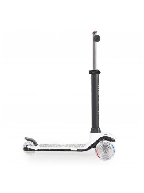 iSPORTER roller kamaszoknak villogó LEDekkel, 50 kgig FEHÉR/FEKETE