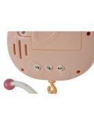 PENGUIN Bed bell zenélő forgó játék kiságyra fehér zajjal PINK