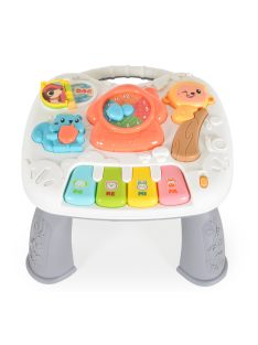 MŰANYAG tanuló asztal zongorával SZÜRKE