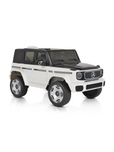   MONI Mercedes-Benz EQG elektromos, akkumulátoros kisautó FEHÉR