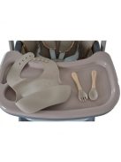 LINDO multifunkciós etetőszék kiegészítőkkel (előke, kanál, villa) BÉZS