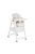 LINDO multifunkciós etetőszék kiegészítőkkel (előke, kanál, villa) FEHÉR
