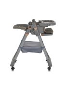 LINDO multifunkciós etetőszék kiegészítőkkel (előke, kanál, villa) SZÜRKE