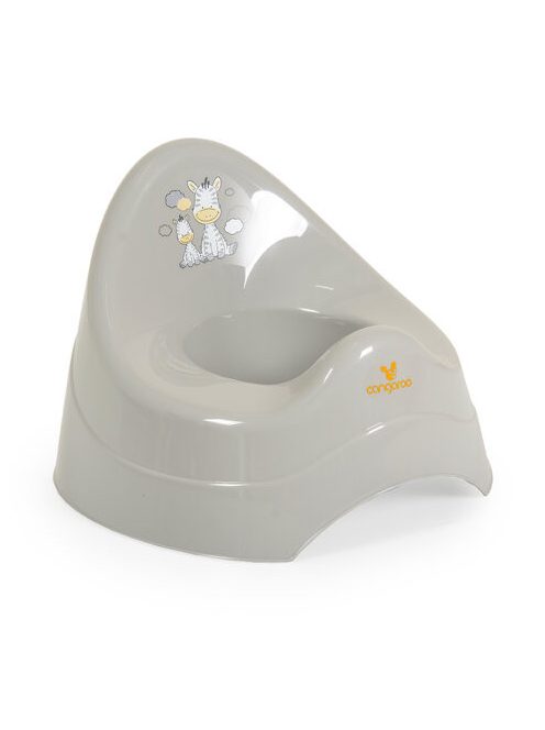 ZEBRA bébi egyszerű bili PASZTEL SZÜRKE