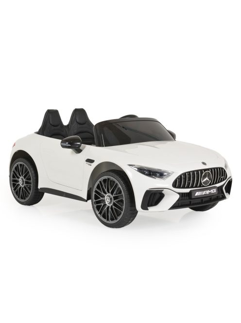MONI MERCEDES DK-SL63 elektromos, akkumulátoros kisautó 2 motor, 125cm, 35kg-ig FEHÉR
