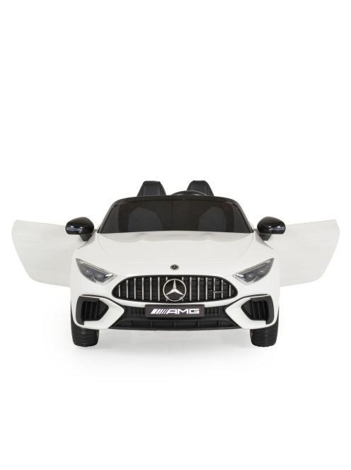 MONI MERCEDES DK-SL63 elektromos, akkumulátoros kisautó 2 motor, 125cm, 35kg-ig FEHÉR
