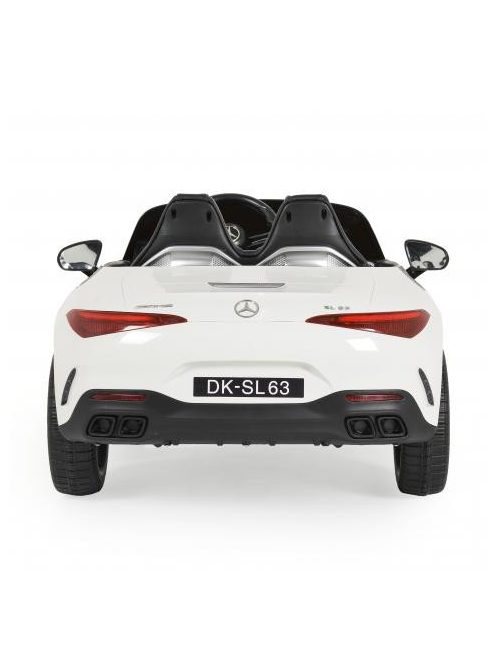 MONI MERCEDES DK-SL63 elektromos, akkumulátoros kisautó 2 motor, 125cm, 35kg-ig FEHÉR