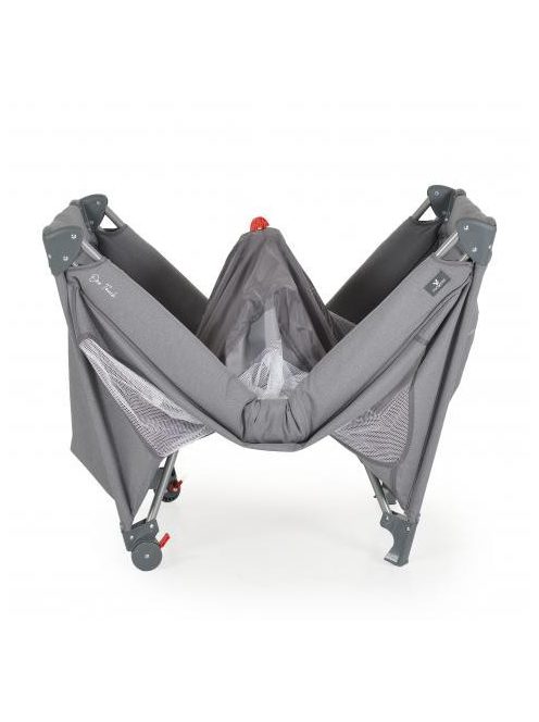 ONE TOUCH utazóágy egy kézzel csukható S.SZÜRKE