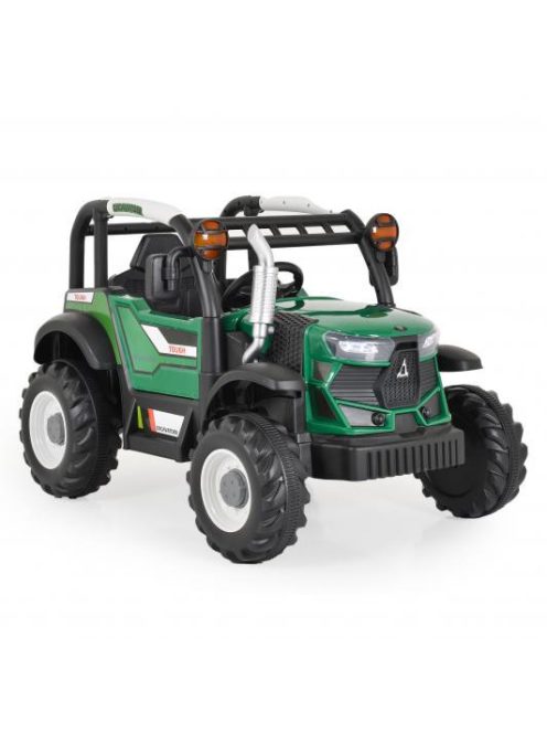 MONI Harvest  elektromos, akkumulátoros traktor zöld 2 motoros