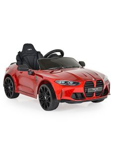 BO BMW M4 elektromos kisautó 2motor, 110cm, 30kg-ig PIROS