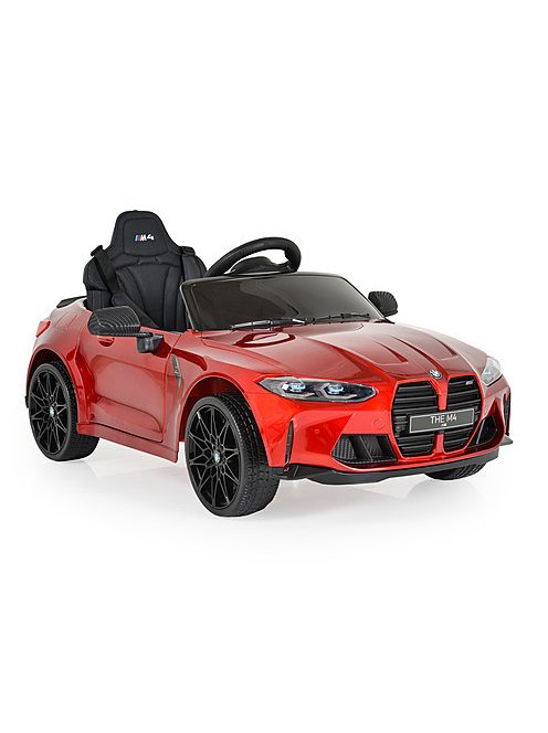 BO BMW M4 elektromos kisautó 2motor, 110cm, 30kg-ig PIROS