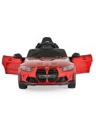 BO BMW M4 elektromos kisautó 2motor, 110cm, 30kg-ig PIROS